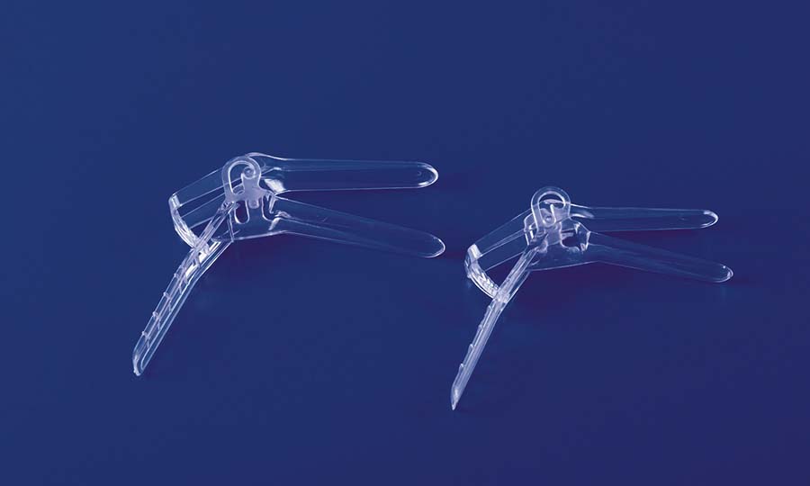 Two-parts Disposable Vaginal Speculum